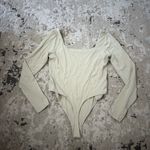 Lululemon  Wundermost Ultra-Soft Nulu Square-Neck Long-Sleeve Bodysuit Size M Photo 2