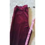 BLANK NYC  Womens Crybaby Velvet pants red Valentine's Day‎ Size 30 NWT Photo 11