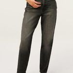 Good American  Good Mom High Waist Jeans Washed Black Photo 0