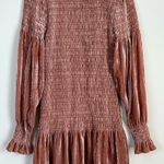 Love Shack Fancy Crushed Velvet Mini Dress Balloon Sleeves Fairy Y2K Size Med Photo 0