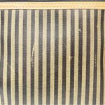 Fendi Classic Vintage  Brown Pin Stripe Zippered Crossbody Shoulder Bag Photo 4