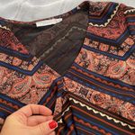 Lush Clothing Lush v-neck shift mini dress with bold patterns. Photo 9