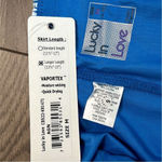 Lucky In Love 14” Paradise Smocked High Waist Blue‎ Print Tennis Skirt Size M Blue Size M Photo 9