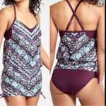 Athleta  Floral Blousey Tankini. Size 32 B/C. EUC Photo 1