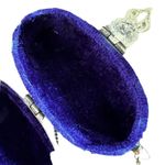 Vintage 30’s antique horn & brass pillow purse Black Photo 10