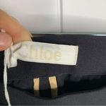 Chloé Chloe black pleated front straight‎ leg pants size 40 or size large US Photo 9
