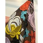 Alexis  Yiana Embroidered Mini Dress Floral Lace Trim Size M Photo 6