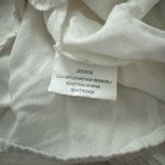 white size XS ruffled long sleeve dress with puff sleeves Photo 6