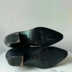 Saint Laurent  Women’s Suede Black Ankle Boots Size‎ 6 Photo 7