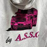 Anti Social Social Club ASSC Berlin Pink Car Fleece Sweatshirt Medium Unisex M Photo 2
