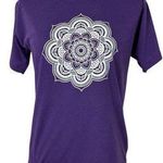 Bohemian hippie spiritual yoga Purple Mandala Tee women’s M Size M Photo 0