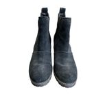 UGG  Black Heeled Suede Chelsea Boots Photo 2