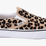 Vans Unisex Classic Slip On Leopard print Men’s size 4 Women’s Size 5 1/2 Photo 0
