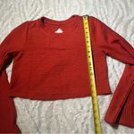 Band of Gypsies Band Of The Free Size Small Rust Orange Long Sleeve Flare Crop Top Boho Gypsy Photo 10