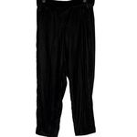 J.Crew  Peyton Velvet Ankle Mid Rise Pullon Trouser Dress Pants Pockets 4 Black Photo 11