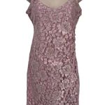 Heartloom  Mini Homecoming Dress Womens XS Pink Lace Coquette Fairy Sparkle NEW Photo 0