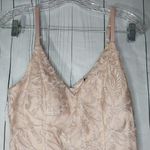 Speechless  Junior 7 Nude Blush Sparkle V Neck Sleeveless Mini Dress Photo 1