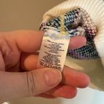 Loft  Geo Jacquard Ruffle Mock Neck Sweater Photo 4