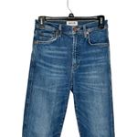 AGOLDE Women's Jeans Roxanne Super High Rise Skinny Denim Dark Wash Blue Size 25 Photo 3
