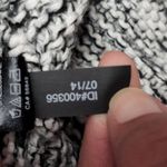 EXPRESS  black marled fringed crewneck sweater size xs Photo 8