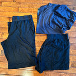 Women’s Tommy John Black Pajama Set with shirt, shorts and pants size large Photo 0