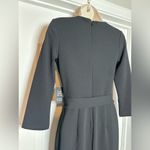 EXPRESS NWT  Classy Midi 3/4 Sleeve Women’s Belted Little Black Sheath Dress XS Photo 8