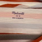 Madewell  Striped Fitted Crewneck T-Shirt – Pink & Rust – Women’s Small Photo 5