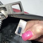 Jimmy Choo  Laptop Holder/Clutch/Wristlet Black and Red Leather‎ With Studs Photo 12