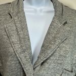 American Vintage  100% Cotton Grey Cardigan Jacket Double Layer GUC Size‎ L Photo 3