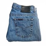 1990s Vintage Harley Davidson Straight Leg High Rise Jeans Retro Size 10P 30" Blue Photo 2