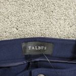 Talbots Lexington Womens Pants 12 Navy Blue Front Pockets Skinny Dress Slacks Photo 1