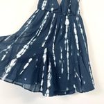 ZARA Navy Tie Dye Halter Mini Dress Size XS Photo 6