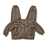 Free People Loveland Striped Metallic Boho Jumpsuit Size XS Photo 7