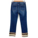 NWT New Driftwood Colette Straight Leg Embroidered Crop Denim Jean Woodlawn Photo 5