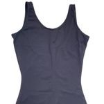 Spanx  Star Power Lady Luxe Open Bust Mid Thigh Tank Bodysuit Black Size XL EUC Photo 6