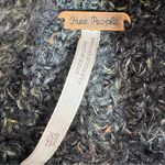 Free People Dylan Tweedy Cowl Neck Wool Blend Sweater Black XS Boho Grunge Photo 9