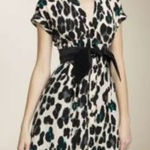 Nanette Lepore  Lucky Leopard Silk Dress Photo 0