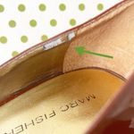 Marc Fisher Platform Peep Toe Heel Brown Patent Leather Dress Shoe Size 6.5 Photo 11