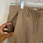 Gunex Tan Wool Blend Straight Leg Pants Size 4 Photo 3