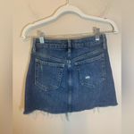 We The Free We The‎ Free Button Fly Denim Mini Skirt size 24 Photo 2