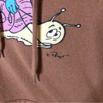 The Smurfs Peyo Save the World Sweatshirt Hoodie Brown Size Small Photo 2