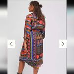 Farm Rio  Ciela Midi‎ Shirt dress belted print maximalist animal Anthropologie Photo 2