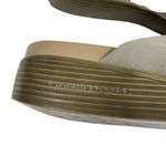 Donald J Pliner Freea‎ Sandals Women's 9 Platform Knot Slide Beige Casual Shoes Tan Photo 6