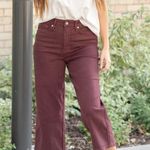Judy Blue High Waist Tummy Control Garment
Dyed Wide Leg Crop Oxblood Photo 1