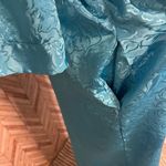 Vintage Ashley Amos Long Sleeve Blue Satin‎ Feel Robe Women’s M Size M Photo 3