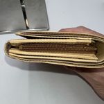Burberry  Saffiano Leather Snap Front Wallet Photo 8