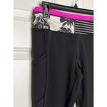 Lululemon Speed Tight Size 6 Brushed Interlock Black and Quilt Winter Photo 7