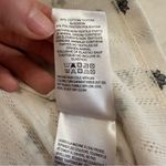 Lucky Brand White Puff Sleeve Boho Floral Print Shirt S Photo 8