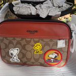 Coach  GunmetalKhaki Multi Peanuts Graham Crossbody With Patches Photo 0