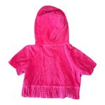 Juicy Couture Vibrant Pink Hooded Zip-Up Jacket Photo 3